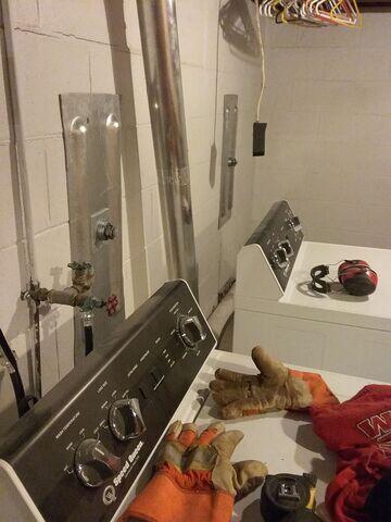 GeoLock Wall Anchor System Installed in Utility Space