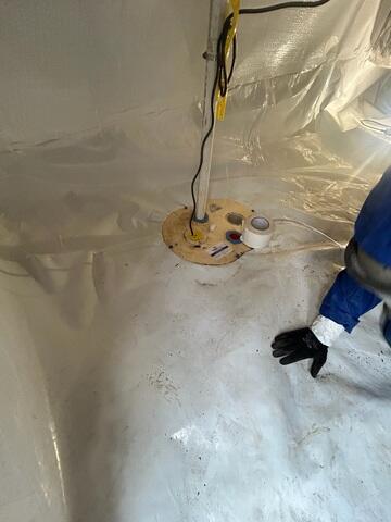 TripleSafe Sump Pump Installed
