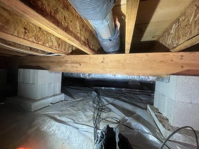 Sinking Crawl Space Supports