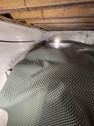 Drainage Matting Installed