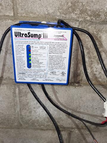 Sump Pump Battery Backup Control Panel