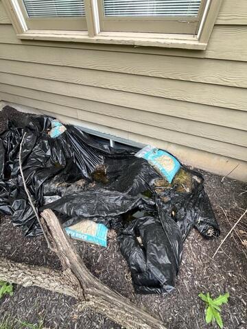 Addressing Improper Temporary Covering of the Egress Window