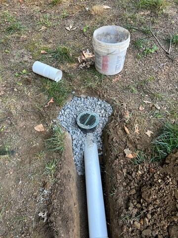 Buried Discharge Line Installation