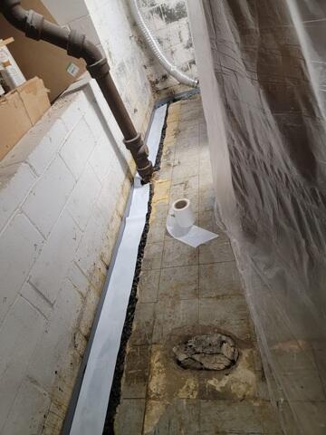 French Drain Installation