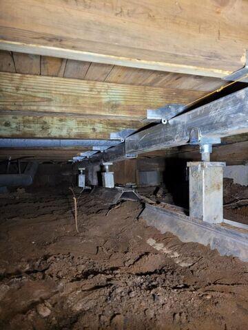 SmartJack Structural Support System Reinforcing Floor Beams