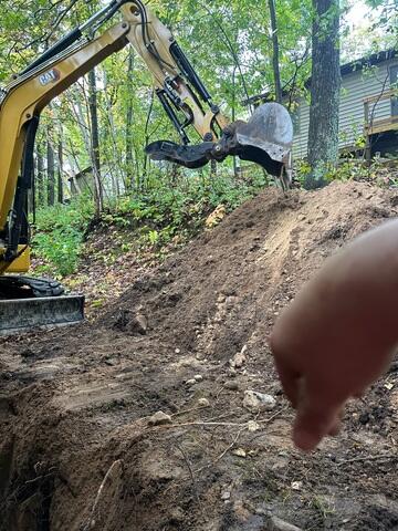 Exterior Excavation for Foundation Repair