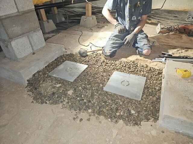 Compacted engineered fill surrounds our SmartJack base