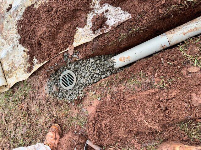 Buried Discharge Line