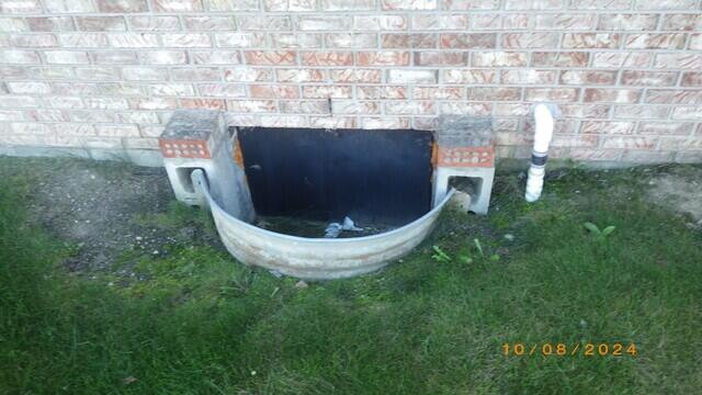 Crawl Space Entry Allowing Moisture and Cold Air Before Work Began