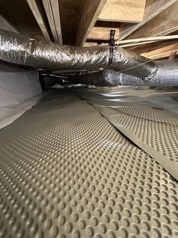 Drainage Matting Installed