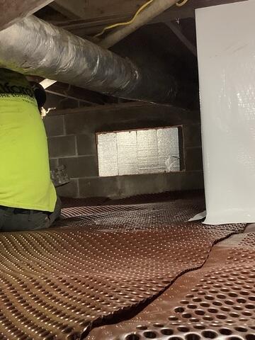 Drainage Matting & Vent Sealing