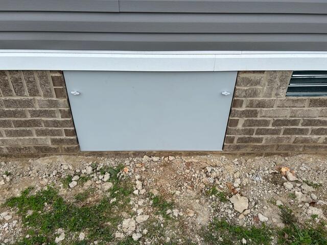 New Crawl Space Door