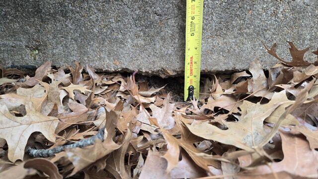 Before Concrete Leveling