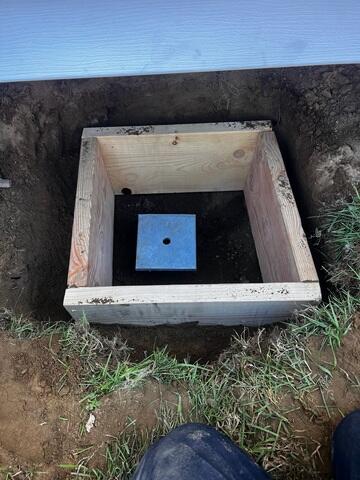 Helical Piers Driven into Soil