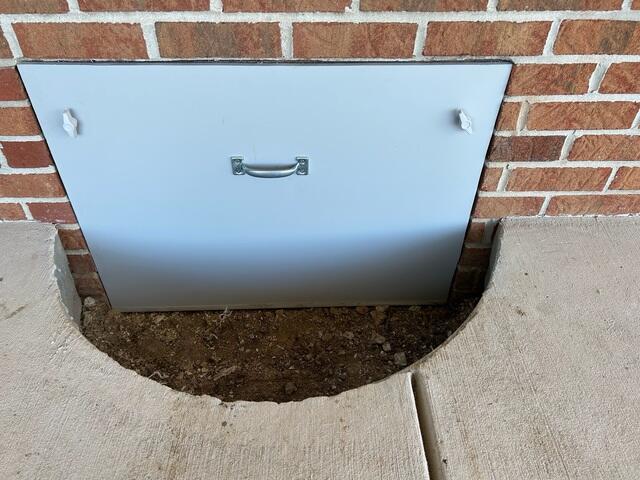 New Crawl Space Door