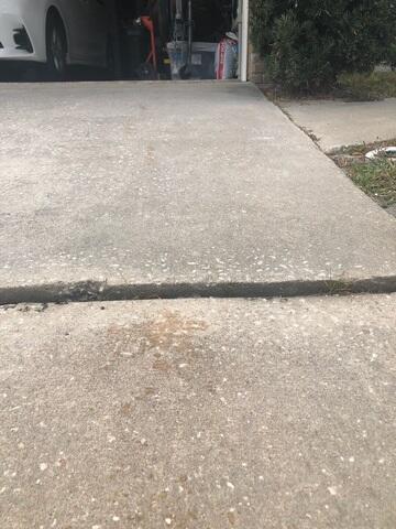 Concrete Driveway Settlement