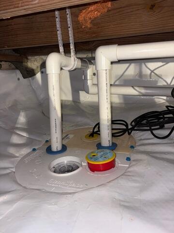 Crawl Space Sump Pump System