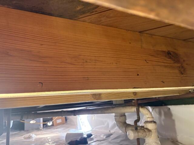 Restored Floor Joists