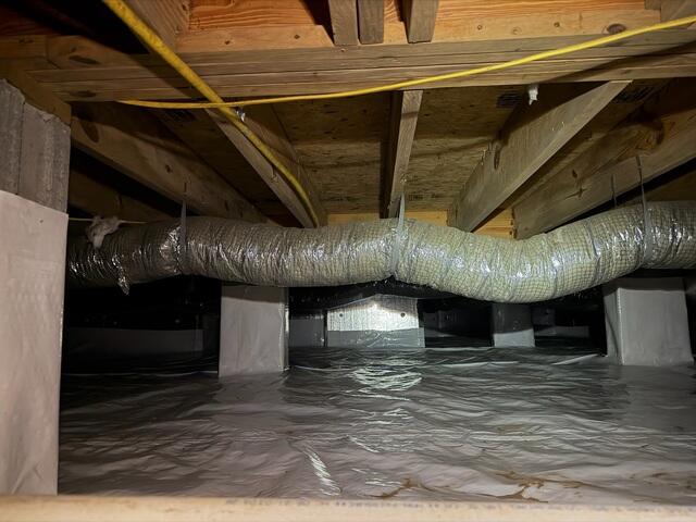 Fully Encapsulated Crawl Space