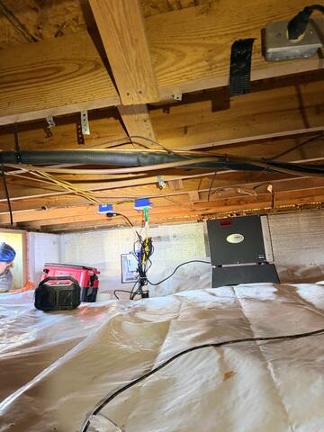 Sump Pump and Dehumidifier