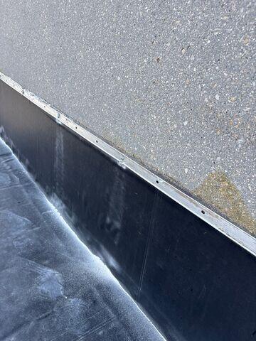 Proper seal and metal roof trim