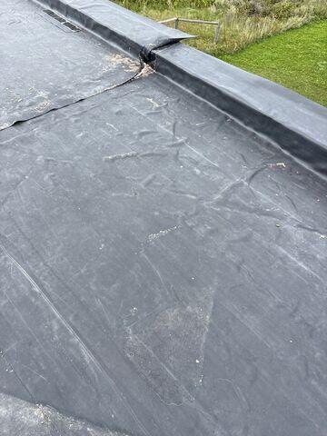 Membrane is layed down