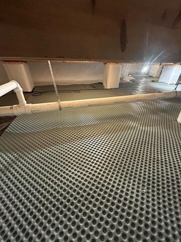 Drainage Matting Installed