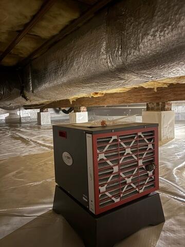Crawl Space Dehumidifier