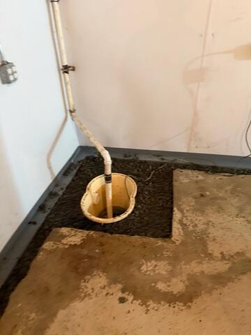 Sump Pump Installation
