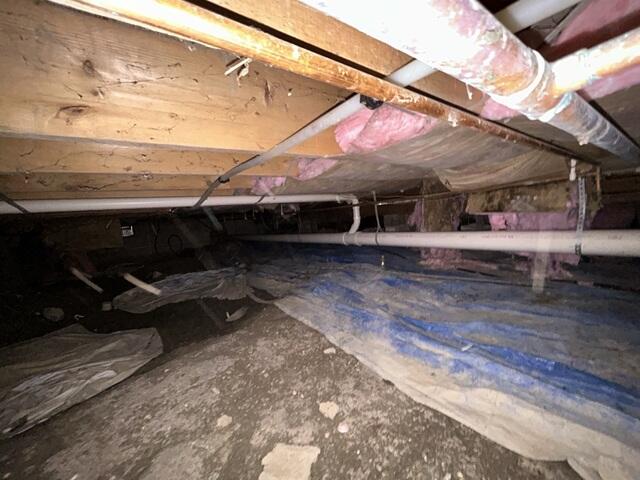 Damp Crawl Space