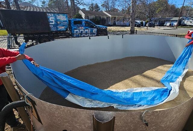 Walls Up and Liner Going In