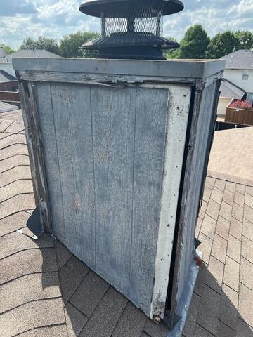 Chimney Leak Source Identified in Allen, TX - Missing Flashing Causing Roof Leak