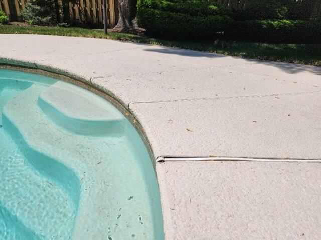 Uneven Pool Patio