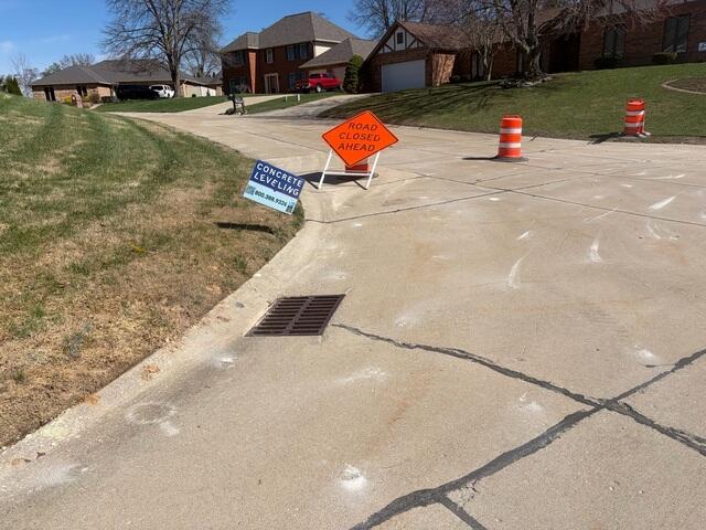 Concrete Driveway Repair & Leveling