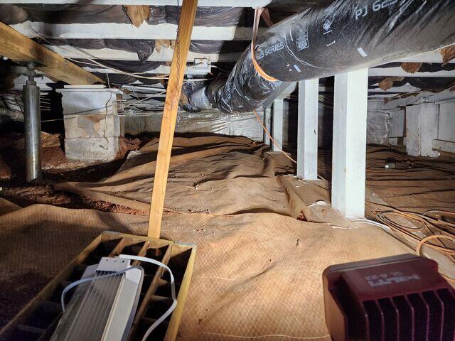 Crawl Space before