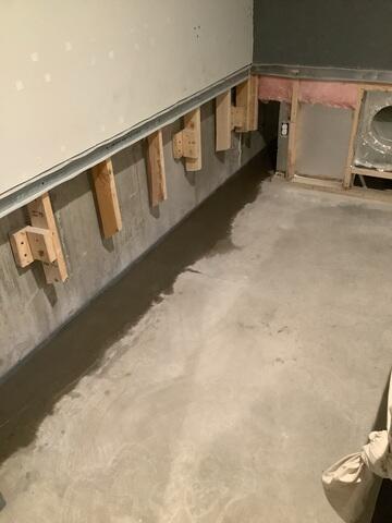 Interior Basement Drainage System