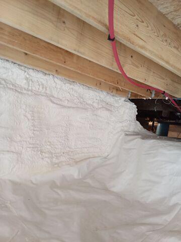 Encapsulated & Insulated Crawl Space
