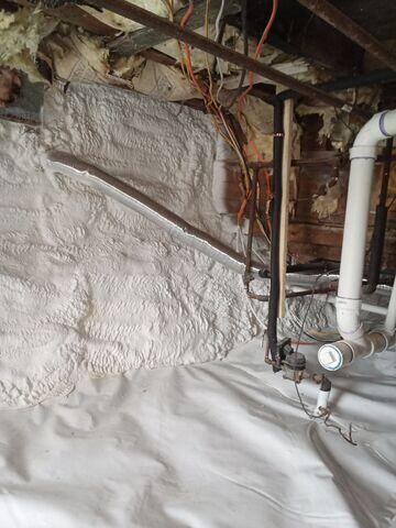 New Spray Foam Insulation & CleanSpace