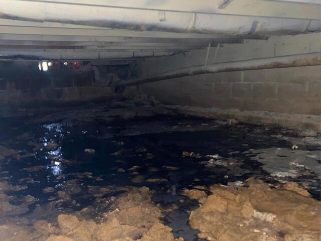 Wet Crawl Space in Milford, OH