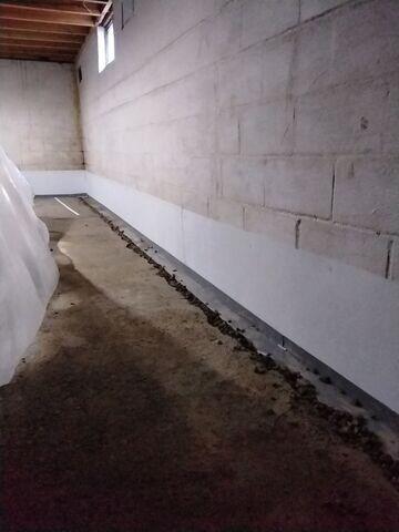 WaterGuard System and BrightWall Panels Installed