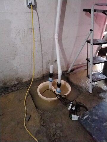 Jackhammering for the Sump Pump