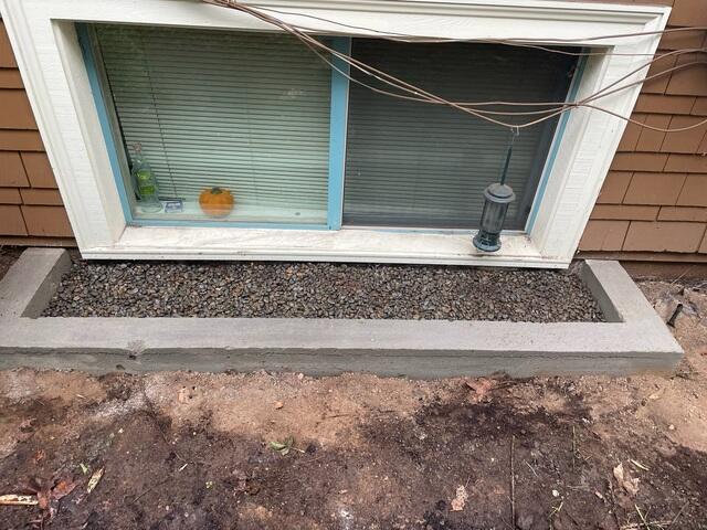 Custom Concrete Window Well # 1