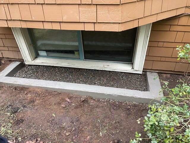 Custom Concrete Window Well # 2