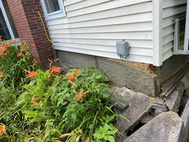 Cracked, Bowing Foundation