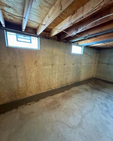 Interior Drainage System Installed