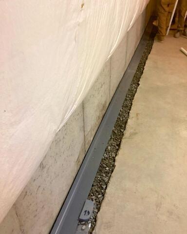 Drainage System Installed