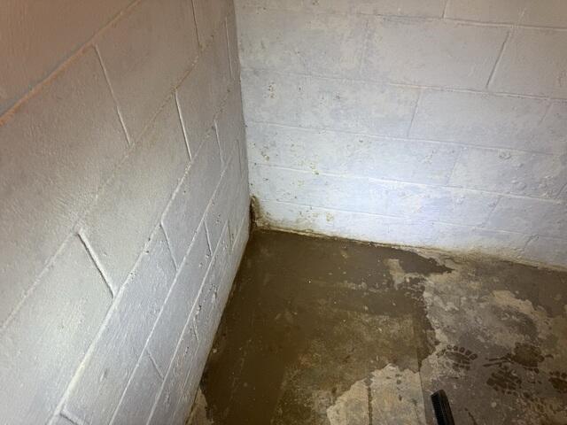 Standing Water and Mud Made This Basement Unusable