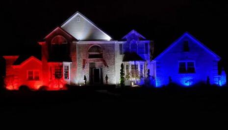 Patriotic Landscape Lighting