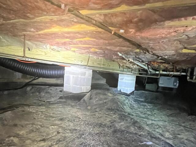 Crawl Space Inspection Photo in West Harrison, IN