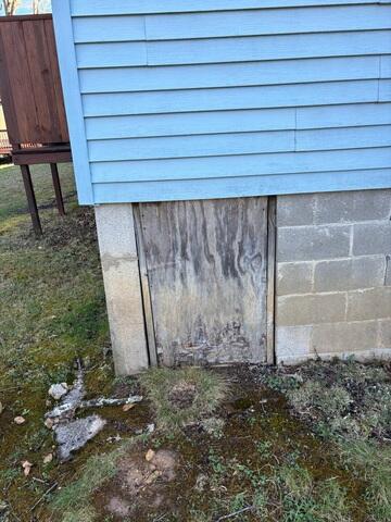 Old Crawl Space Door